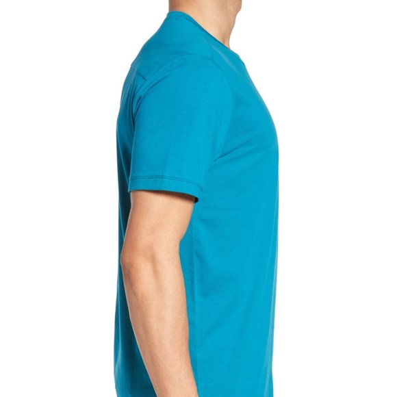 Calibrate Men's TEE Mercerized Cotton Jersey T-SHIRT XL Top NEW Blue LAST ONE! - Picture 5 of 14